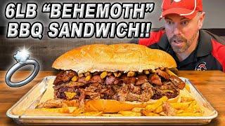 WE'RE ENGAGED?! Doc's 6lb "Behemoth" BBQ Sandwich Challenge!!