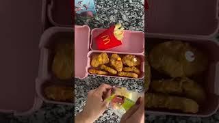 Lunch for my kids - McDonalds bento box for kids #shorts