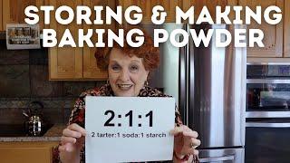 Storing & Making Baking Powder