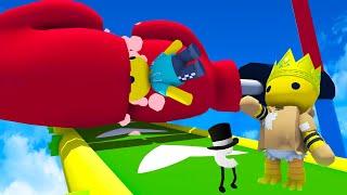 We Get Crushed in the New Arcade Games in Wobbly Life Multiplayer!