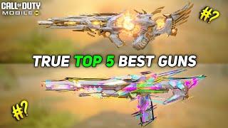 True Top 5 best Guns in Cod Mobile Season 10 #codm