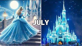 Choose Your Birthday Month and see your Princess Gown and Castle️ || #trending #video #viral