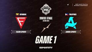 Falcon Esports vs Aurora Gaming GAME 1 M6 World Championship | RORA vs FCON ESPORTSTV