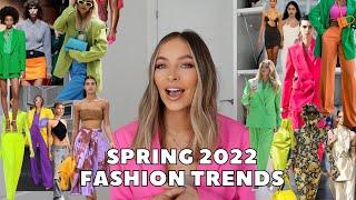 TOP 10 SPRING/SUMMER TRENDS FOR 2022! BRING ON THE COLOUR