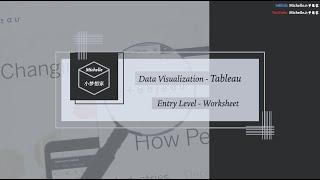 Tableau - Part III - Create Worksheets Step by Step | Data Visualization | 数据可视化 - Michelle小梦想家