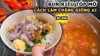 Bun rieu on the street of Hanoi's Old Quarter, eaten once remembered forever-Vietnamese Street Food