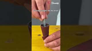 DIY Cone Shaped Grinding Bit #diy #grinding #hack #tools