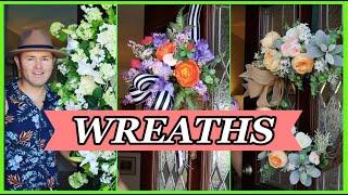 INTERIOR DESIGN / How To Make A Statement At The Front Door / Spring Wreaths / Ramon At Home