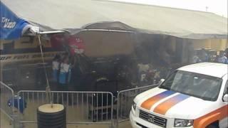 TJ Zizzo gives NASCAR fans at Chicagoland a taste of nitro