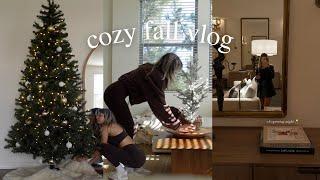 cozy vlog | pilates class, making soup & decorating for christmas 