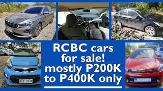 Part 1: RCBC used Car Sale discounted vehicles very low prices