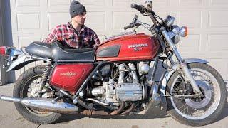 1975 Honda 1000cc Motorcycle RUNS For The First Time In 25+ Years