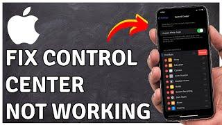 How to Fix Control Center Now Working On iPhone | iPhone Tutorial