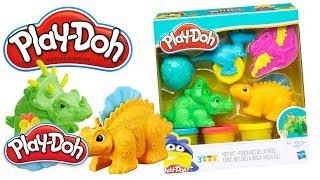 Play-Doh Dinosaurs! | Dino Tools & Confetti | Stop Motion | Play-Doh: Creative Ideas for Kids