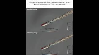 #Aeroacoustic #Shape #Optimization of #NACA0012 at Re=23,000 Using High-Order #LargeEddySimulation