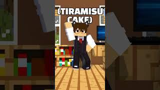 Tiramisu Cake Minecraft#shorts