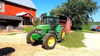 Chopping Hay Silage On A Wisconsin Dairy Farm l Part One l (2024 Hay Season)