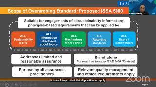 IFAC's Virtual Sustainability Summit: IAASB Session on ISSA 5000