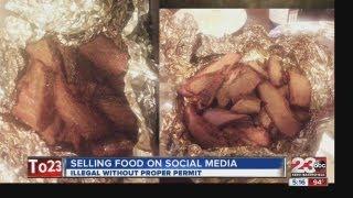 Selling food on social media