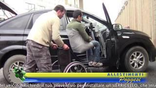 Sollevatore GRUETTA" per Disabili in autoveicolo SAYONG