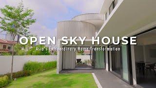 This Living Room Opens Up To The Sky & Garden | CC House | House Tour | Architecture