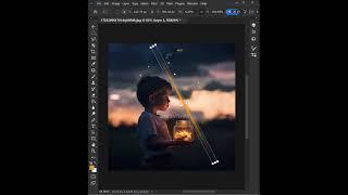 How to make a dreamy glow bubble effect easily using Photoshop 2024