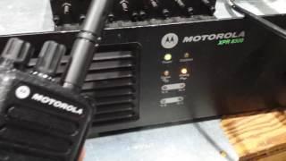 MOTOROLA XPR8300 MOTOTRBO REPEATER DEMO FOR DMR AND ANALOG RADIO COMMUNICATION