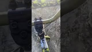 We were stuck on a hill while mountain biking and almost lost my bike 