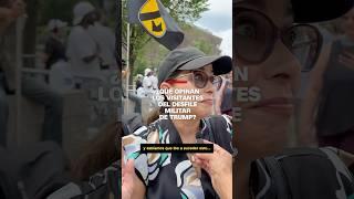 Esto opina la gente sobre el desfile militar de Trump