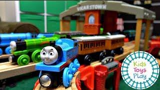 Thomas Train Vicarstown Track Build by Kids Toys Play