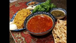 آبگوشت سنتی«دیزی» لذیذ وخوشمزه ،رفیق قدیمی سفره های ایرانی باآشپزخانه فریباAbgoosht (Iranian Dizi)