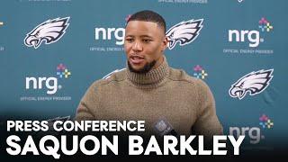 Postgame Press Conference: Saquon Barkley | Philadelphia Eagles vs Baltimore Ravens