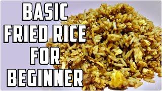 (Anyone Can Cook) 5 Minutes Easy Egg Fried Rice for Beginner | Not much ingredients needed!