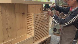 Recycled Wood Pet House Construction Project // Creative Ideas From Pallet Wood