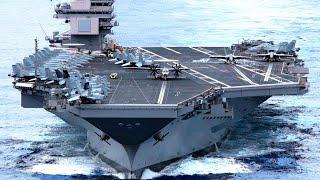 The World's Biggest Aircraft Carrier USS Gerald R. Ford in Action! US Ship