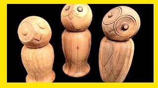 Wood Turn a Fun Whimsical Owl!