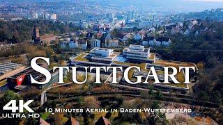 STUTTGART  Drone Aerial 4K 2024 Drohne | Baden-Württemberg Germany Deutschland