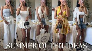 SUMMER OUTFIT IDEAS *pinterest inspired* (ZARA, ARITZIA, SHEIN & more)