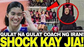 Ganito MANG-GULAT si Jia Morado-De Guzman! GRABE SHOCK na SHOCK ang COACH ng IRAN!! | AVC 2024