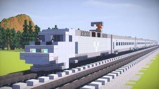 Minecraft Swedish SJ 2000 X2 High Speed Train Tutorial