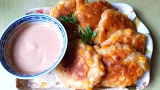 Sweetcorn Fritters and Mayo Dip |Melodish Kitchen