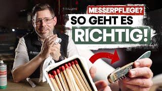 Wie geht die richtige Messer Pflege? - Darauf musst du achten!