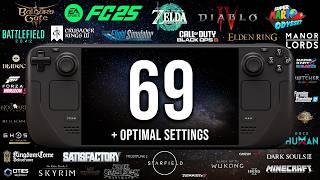 Steam Deck 69 GAMES TESTED! + Optimal Settings