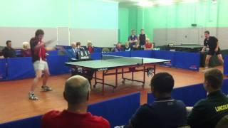 table tennis exhibition damien nicholls and matt ware