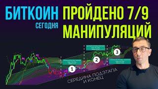 БИТКОИН 🪝 7/9 МАНИПУЛЯЦИЙ ПРОЙДЕНО [3й подэтап в разгаре]