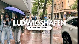 [4K]  Walking in Ludwigshafen am Rhein, Germany