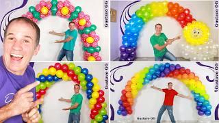 Birthday decoration ideas at home  balloon decoration ideas - Balloon arch -Gustavo gg