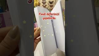 Yapımı çok kolay, hiç para vermeye gerek yok çiçeklerim #defter #kendinyap #karpuz #yapımı #okul