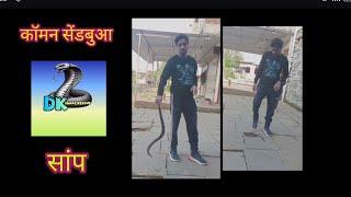 🪱 पत्थर के नीचे छुपा बेटा था एक सेंडबुआ सांप  | snake rescue | dk panchal |animal rescue etc..