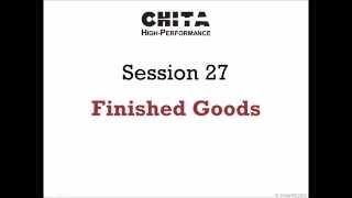 Session 27 - Finished Goods Inventory